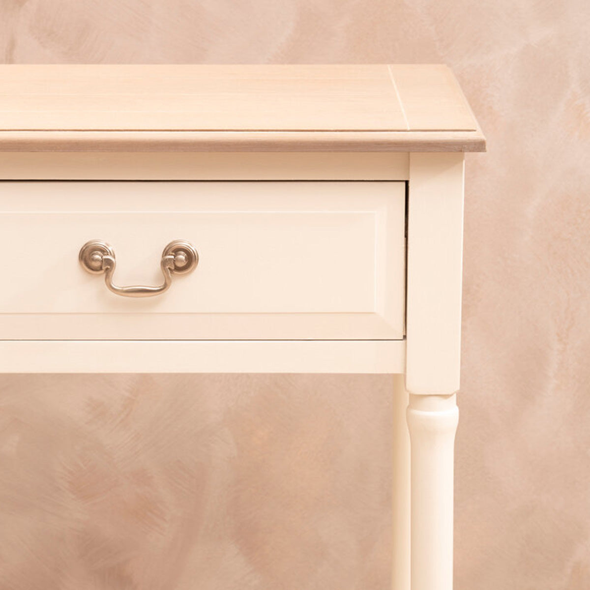 Beaumonde Home Heritage 2 Drawer Ivory Console Table