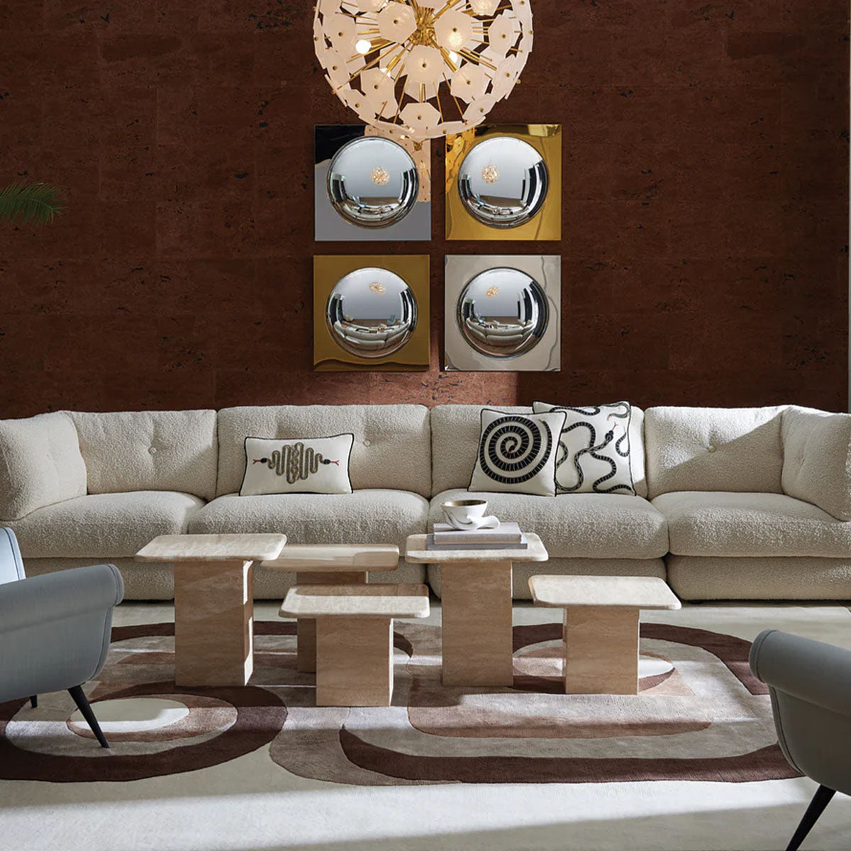 Jonathan Adler Globo Convex Mirror
