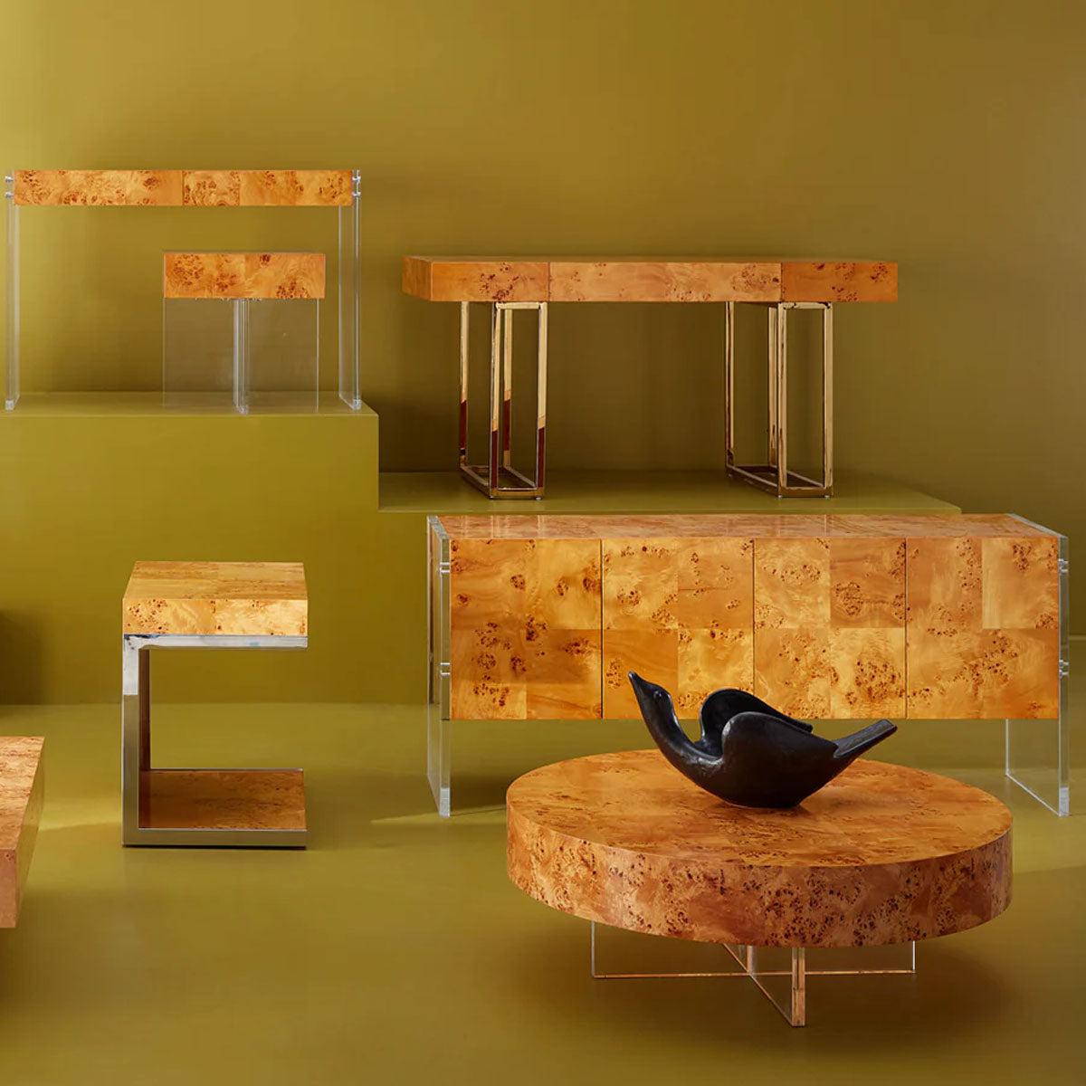 Jonathan Adler Bond Round Cocktail Table