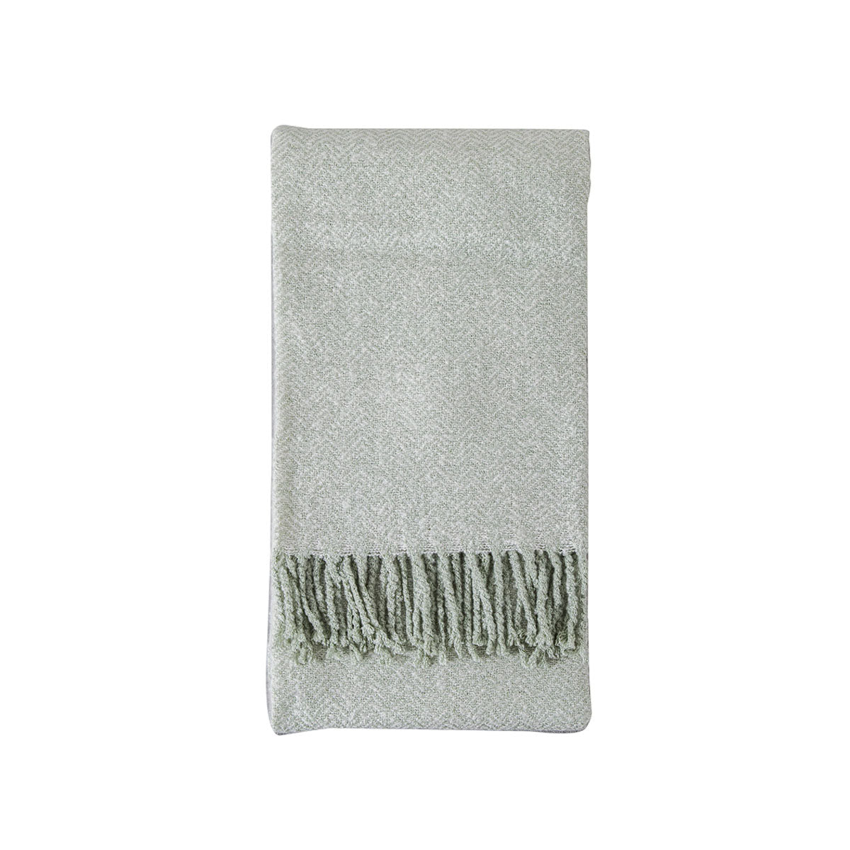 Gallery Direct Herringbone Faux Mohair Throw