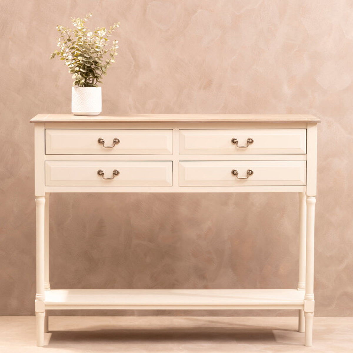 Beaumonde Home Heritage 4 Drawer Console Table