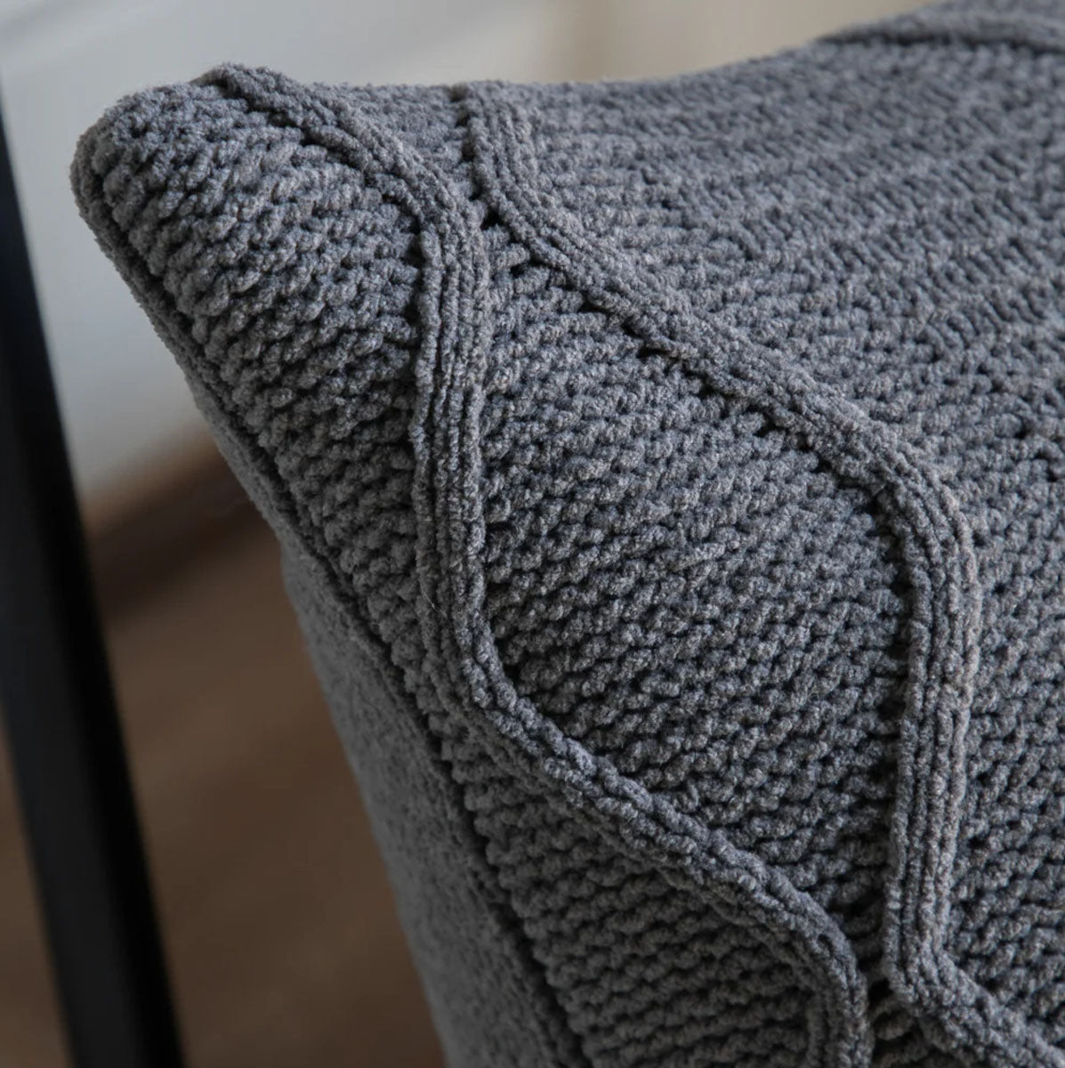 Gallery Direct Chenille Cable Cushion