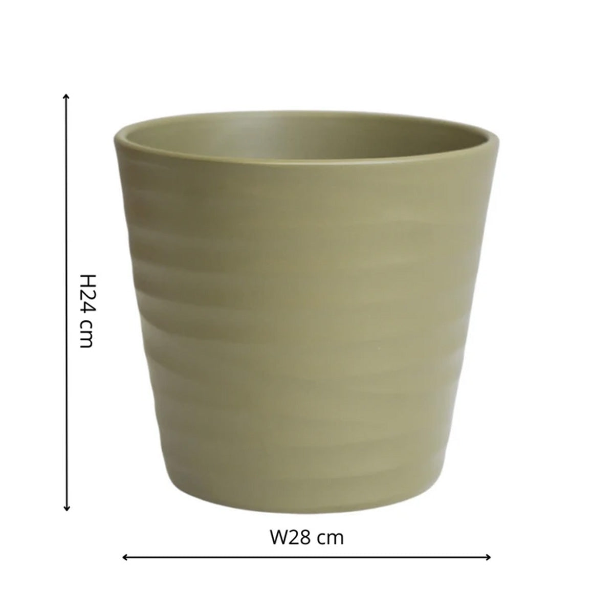 Ivyline Oslo Cotton Taper Planter