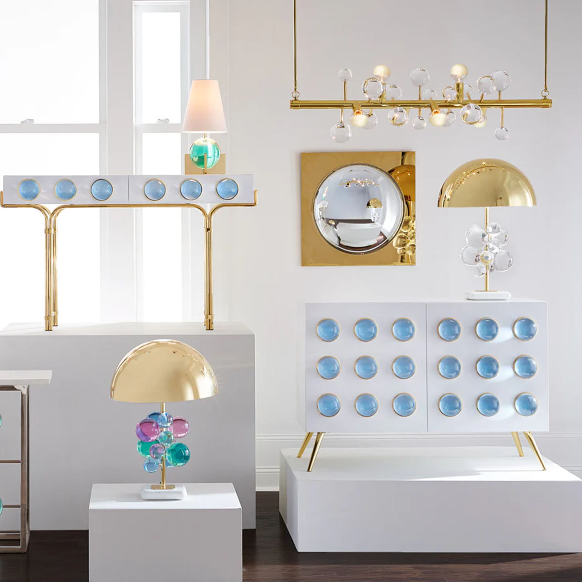 Jonathan Adler Globo Convex Mirror