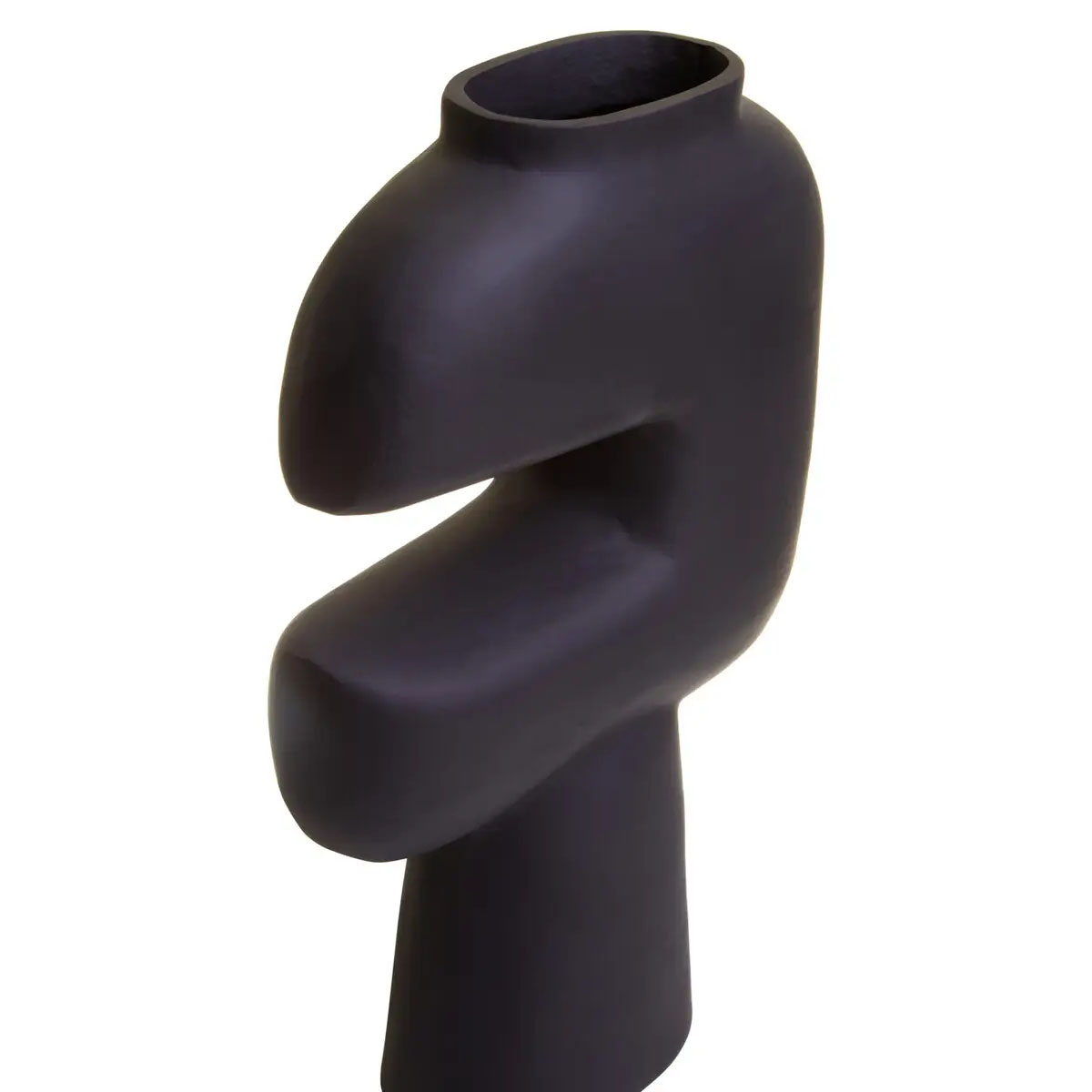 Beaumonde Home Hapax Abstract Small Black Vase