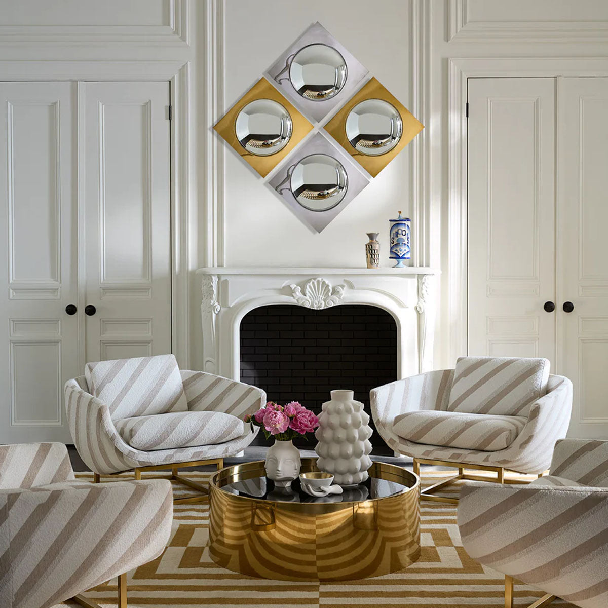 Jonathan Adler Globo Convex Mirror