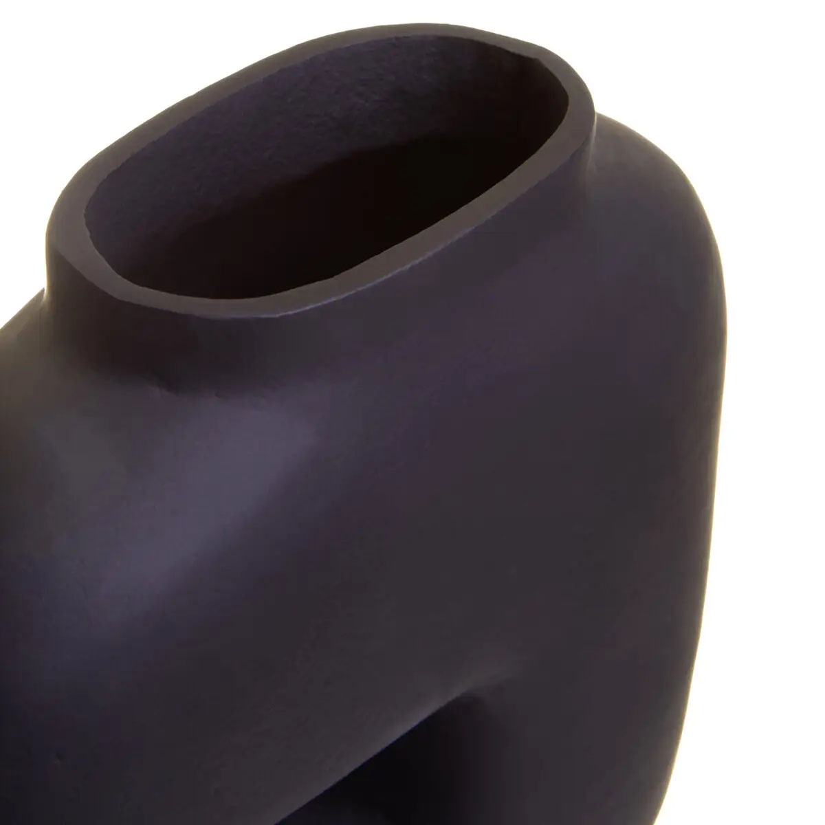 Beaumonde Home Hapax Abstract Small Black Vase