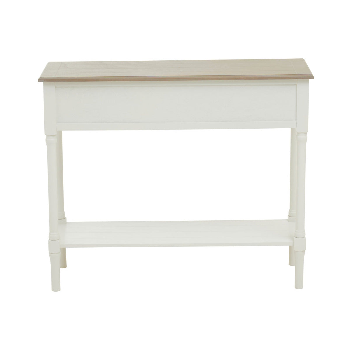 Beaumonde Home Heritage 2 Drawer Ivory Console Table
