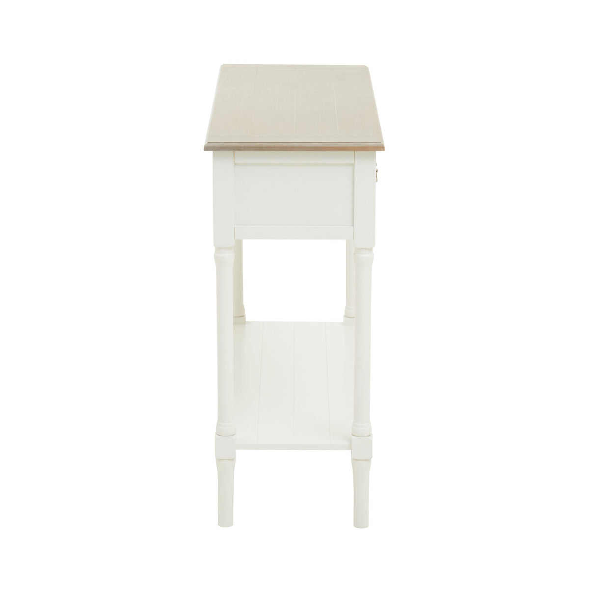Beaumonde Home Heritage 2 Drawer Ivory Console Table