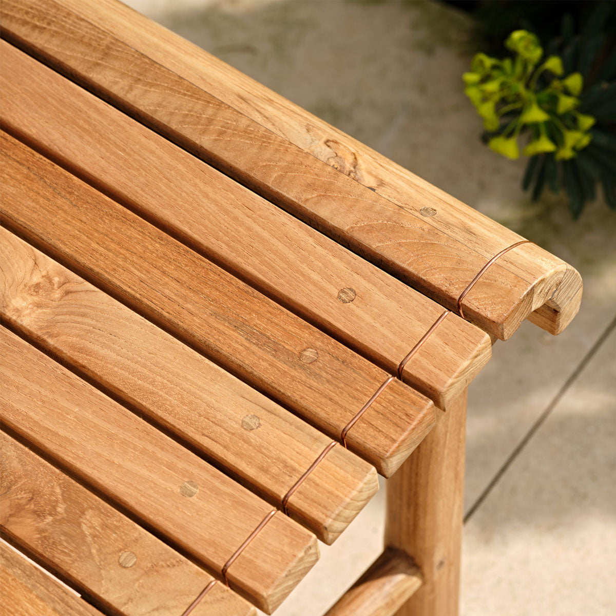 Garden Trading Station Bench Double Natural