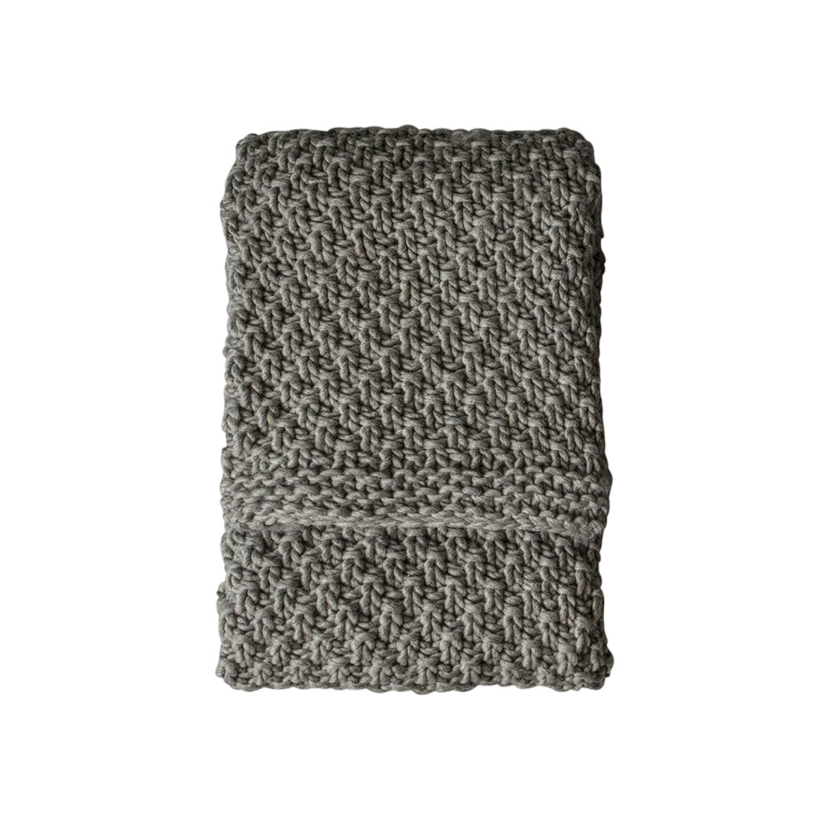 Gallery Direct Moss Chunky Knitted Throw