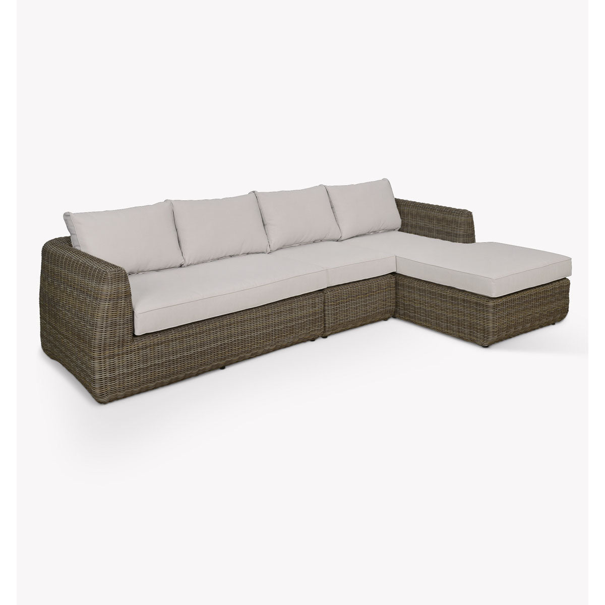 Garden Trading Skala Corner Sofa Set Dark Rattan