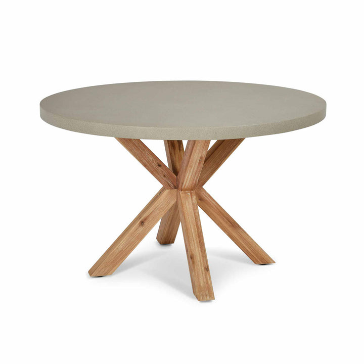 Garden Trading Burford Round Dining Table 120 cm Grey