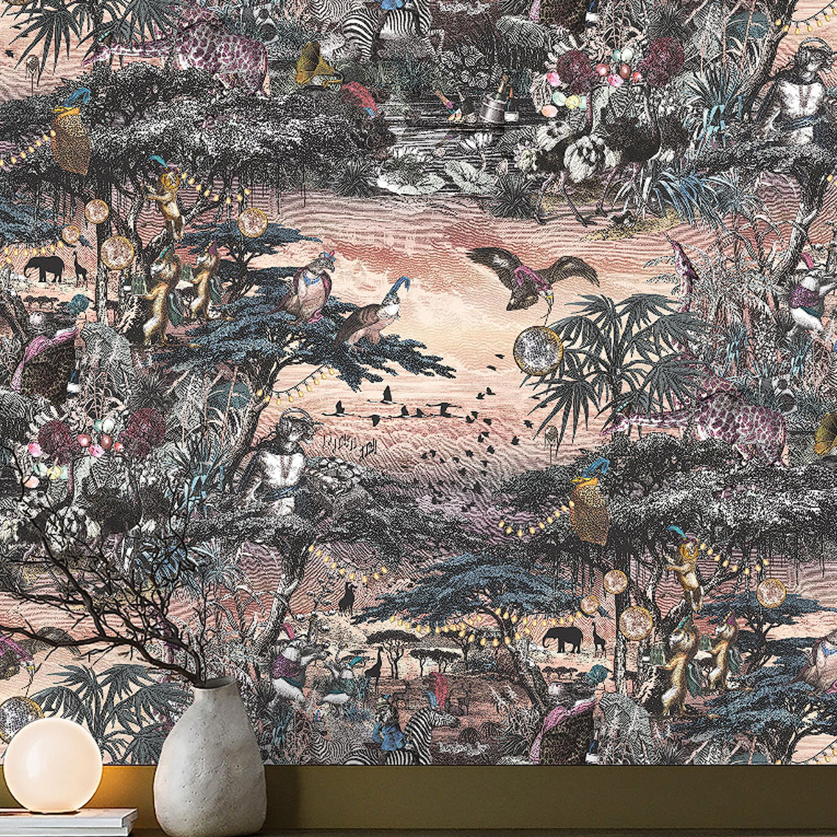 Brand McKenzie Club Safari Wallpaper - Mist