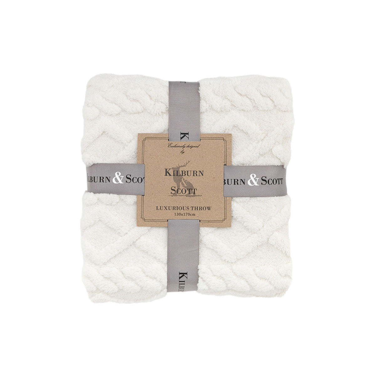 Gallery Direct Textures Cable Knit Cream