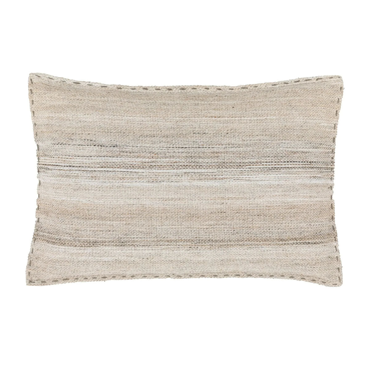 Gallery Direct Cardinham Stitched Cushion Ecru