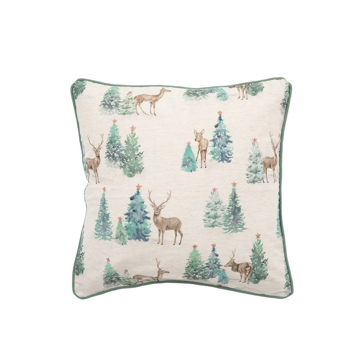 Gallery Direct Forest Stag and Deer Cushion