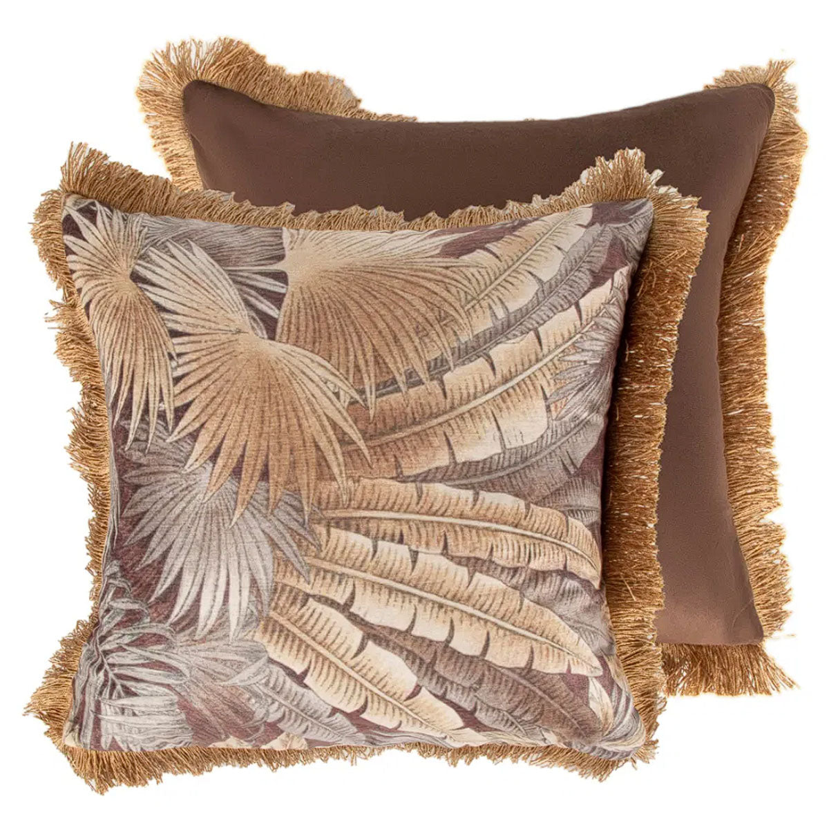 Malini Palmora Choc Cushion