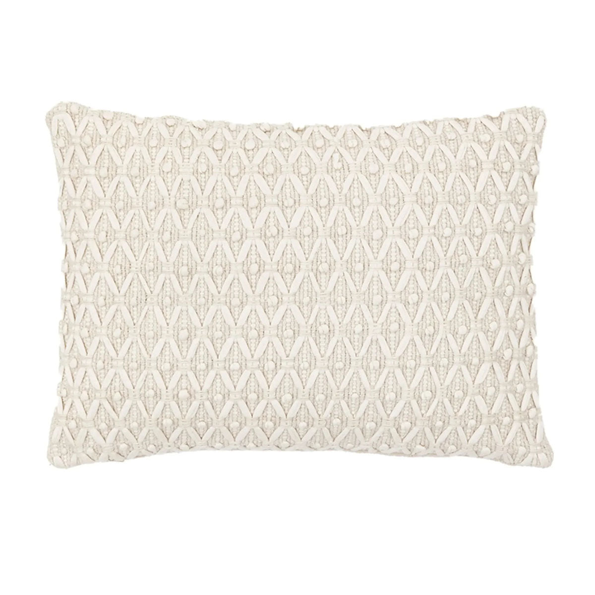 Gallery Direct Cheslyn Woven Cushion Cream