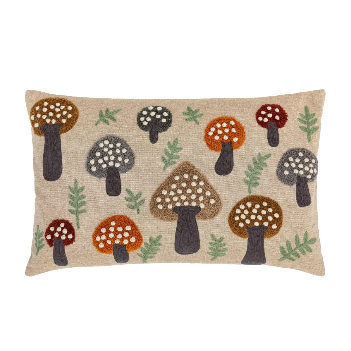 Gallery Direct Embroided Mushroom Cushion
