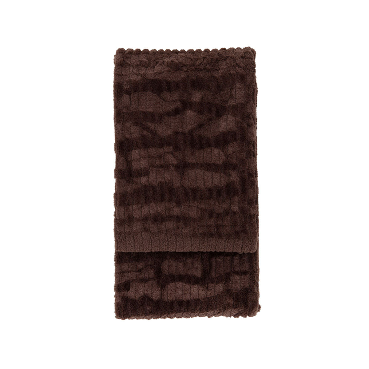 Gallery Direct Textured Rabbit Faux Fur Throw