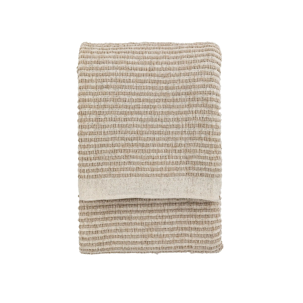 Gallery Direct Side Fringe Throw Cream