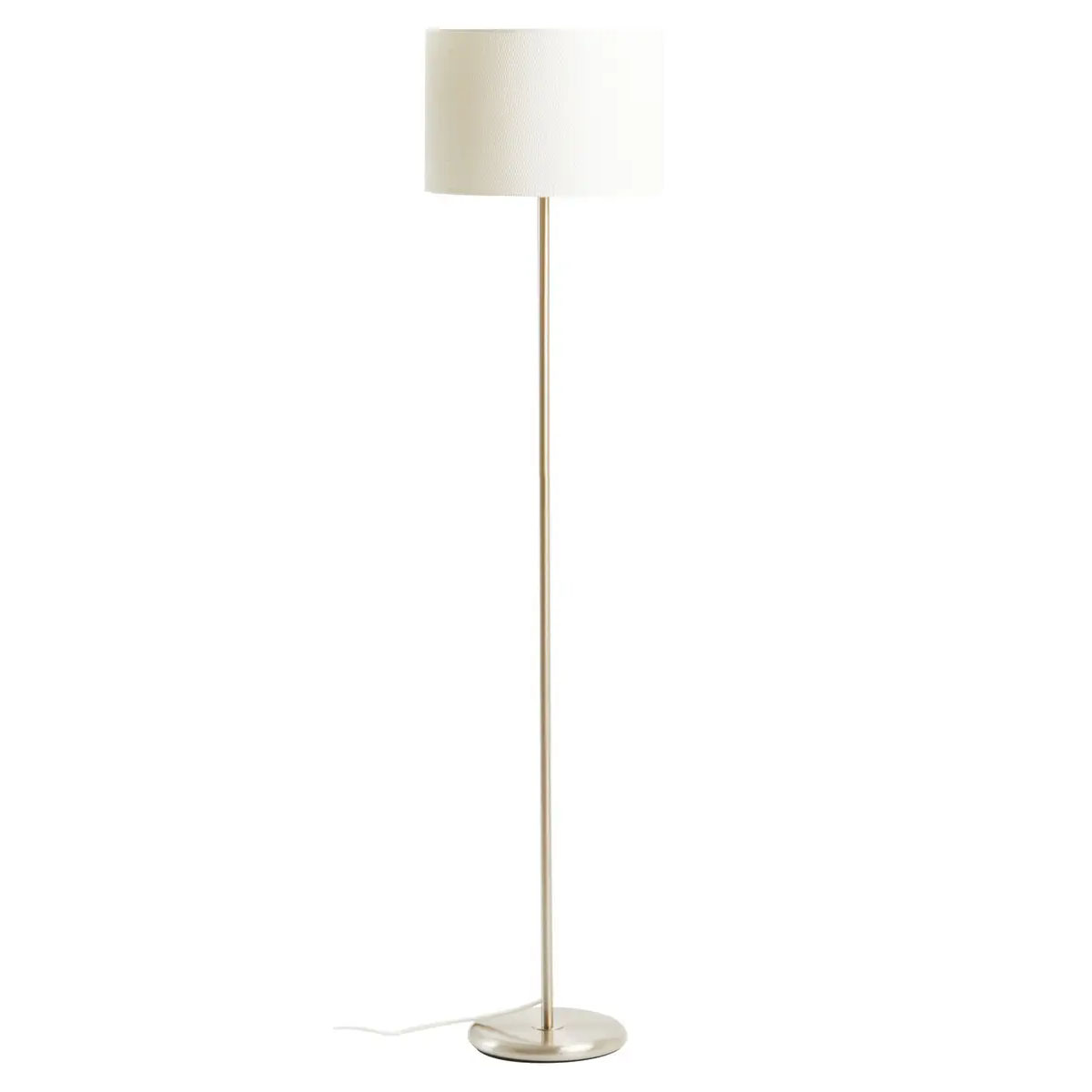 Beaumonde Home Forma Cream Waffle Effect Shade Floor Lamp