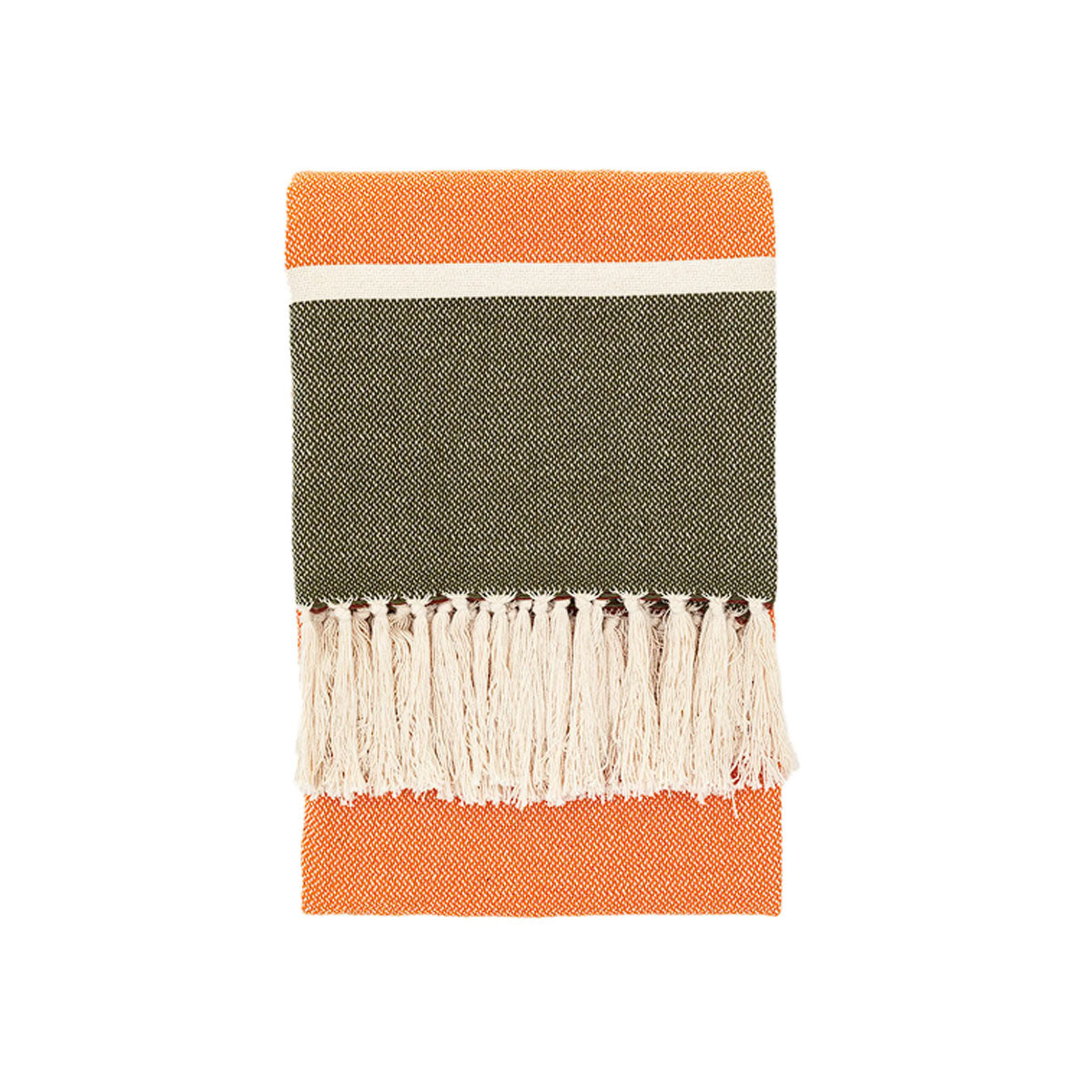 Gallery Direct Crosshatch Woven Throw Taupe