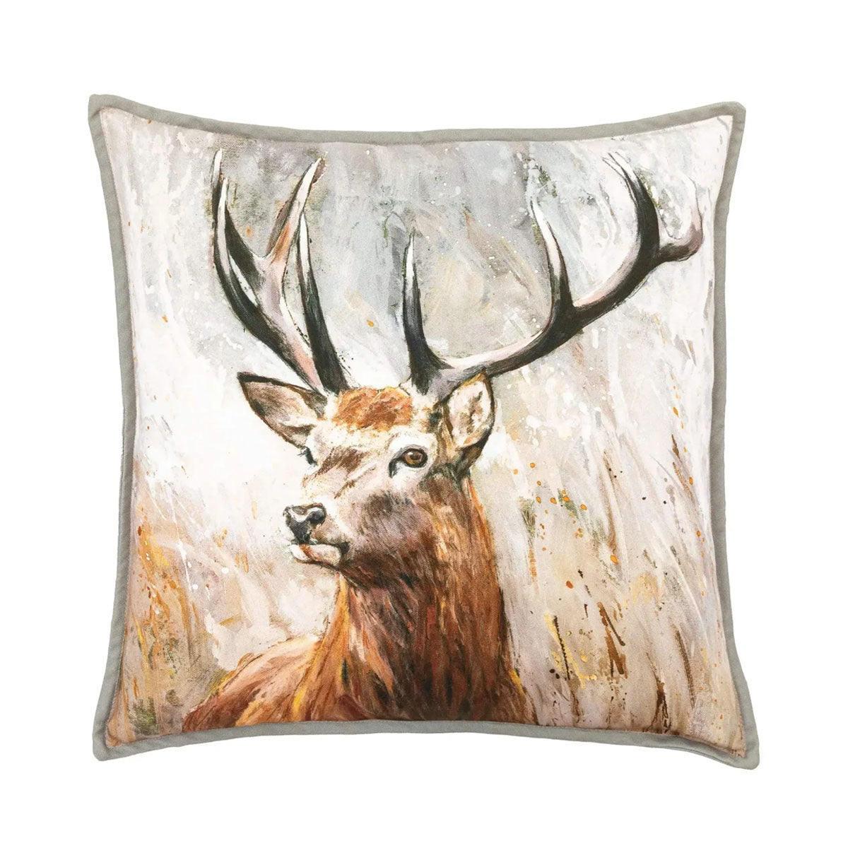 Gallery Direct Woodland Stag Cushion