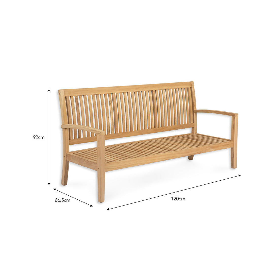 Garden Trading Comfort Teak 4 Seater & Coffee Table Set