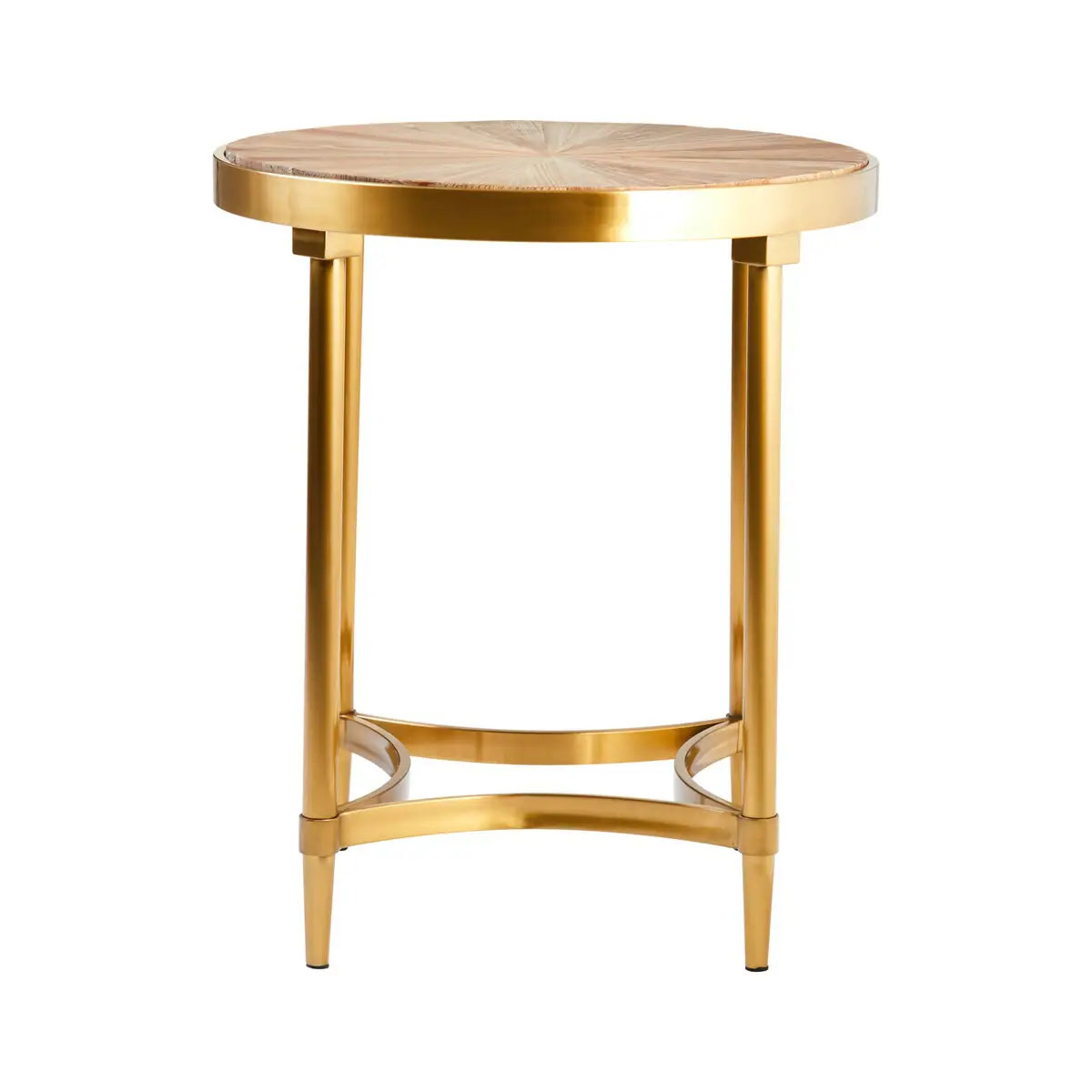 Beaumonde Home Jana Side Table With Curved Frame
