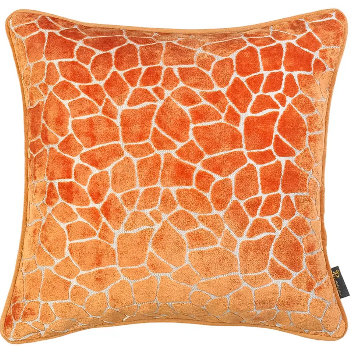 Malini Paul Moneypenny  Necking Orange Cushion