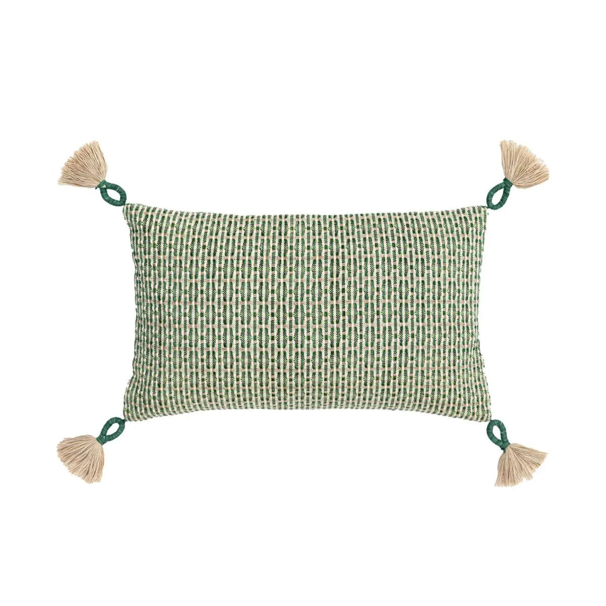 Gallery Direct Isla Woven Cushion Green