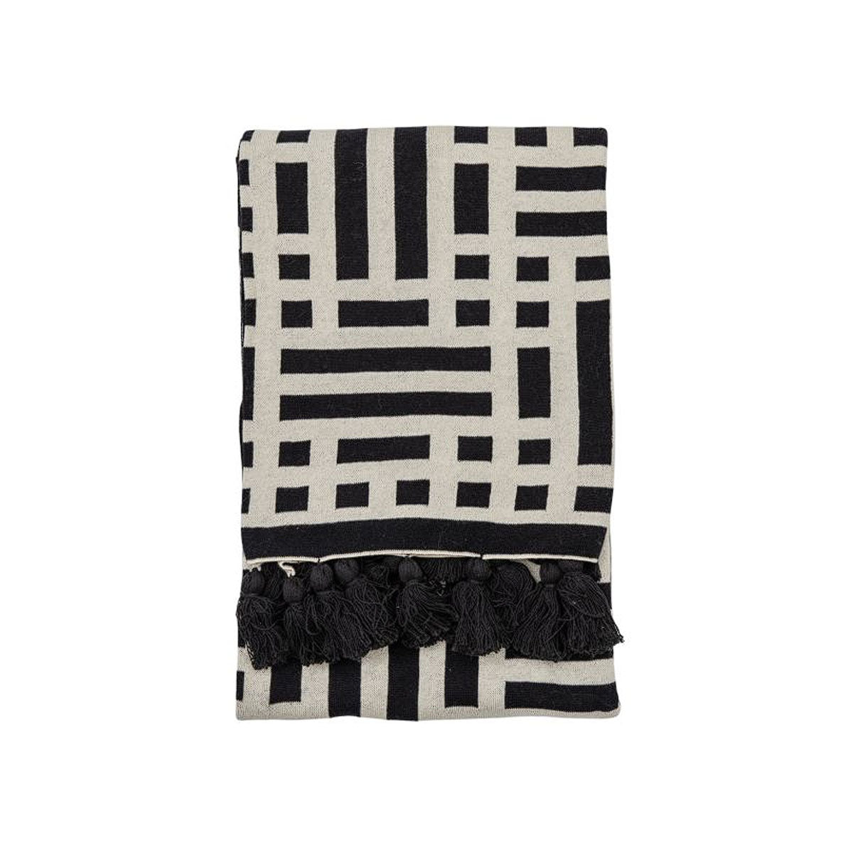 Gallery Direct Meton Knitted Tassel Throw