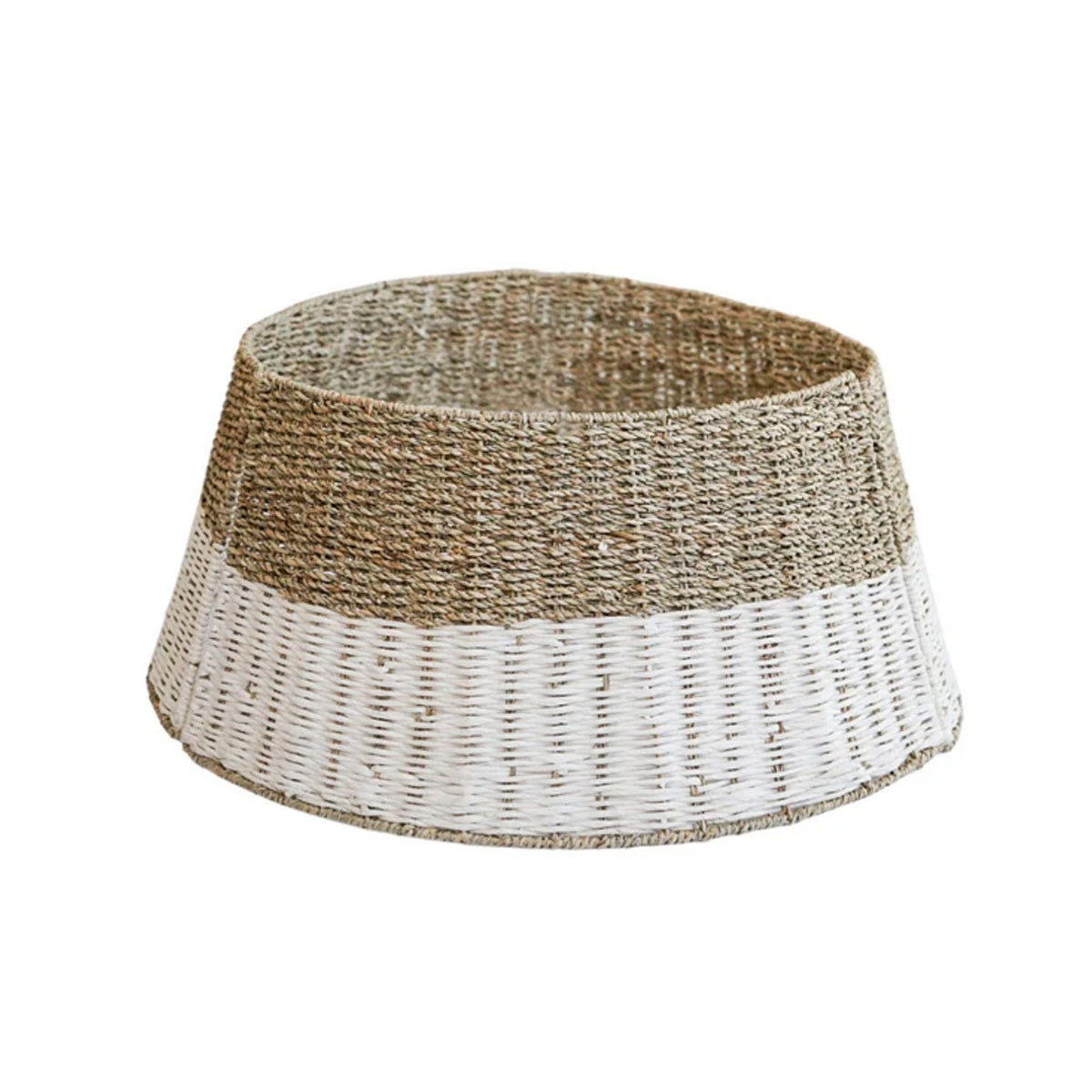 Ivyline Round Foldable White Tree Skirt