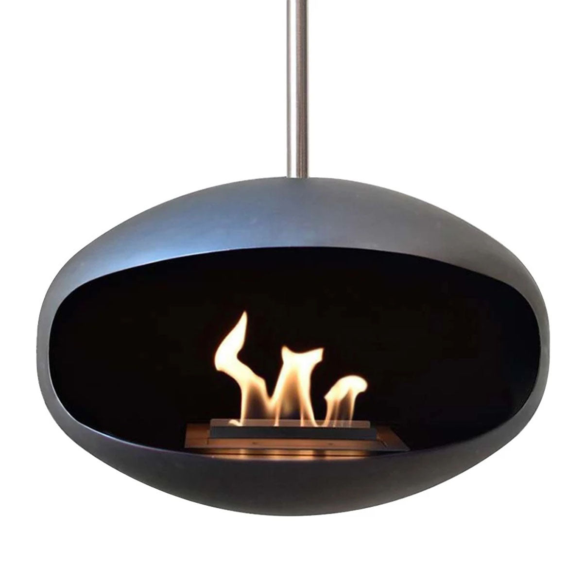 Cocoon Fires Aeris - Black with a Steel Pole