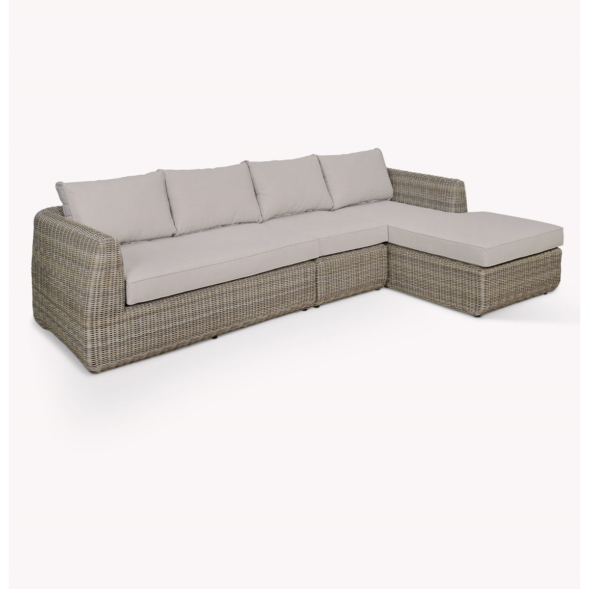 Garden Trading Skala Corner Sofa Set Light Rattan