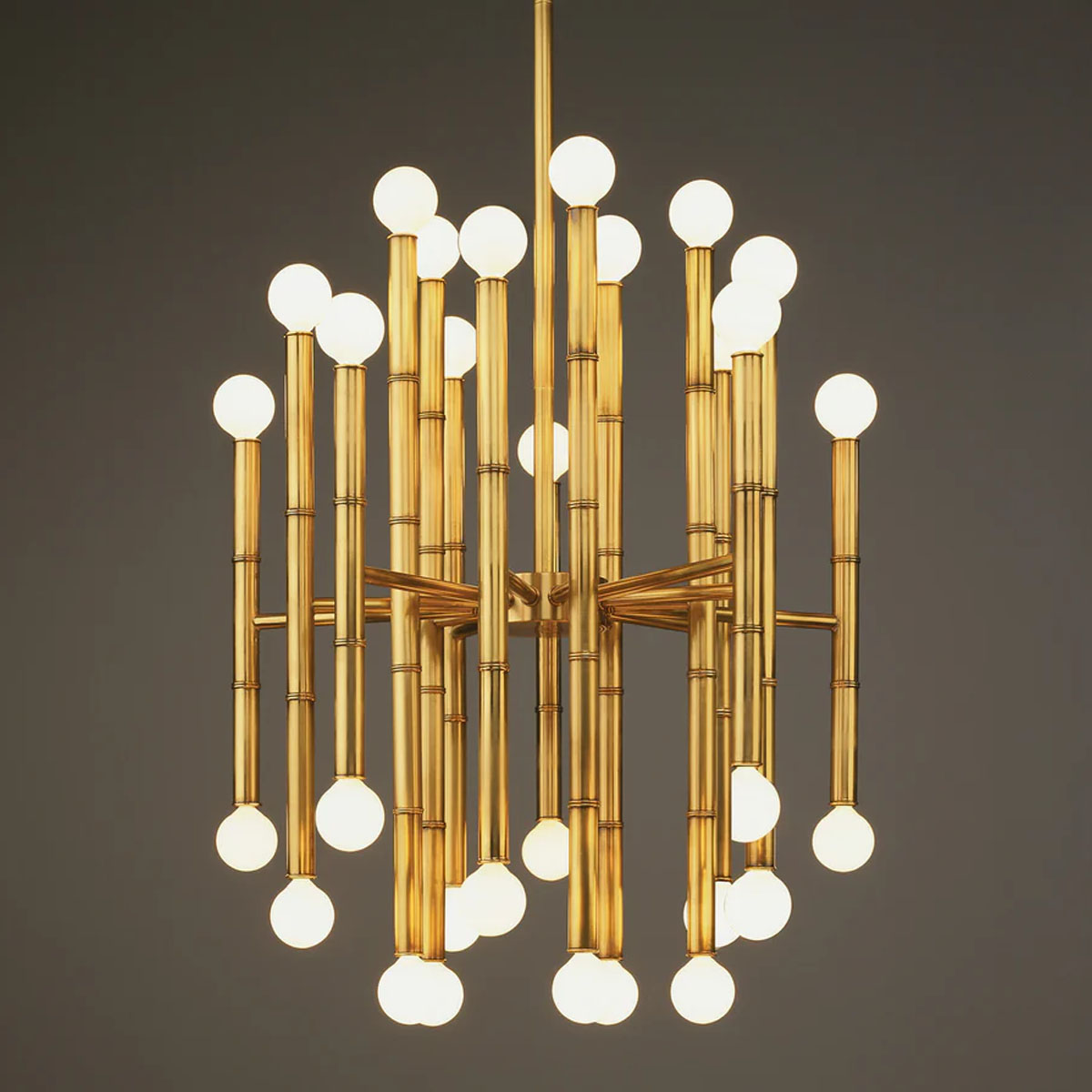 Jonathan Adler Meurice Chandelier - Modern Brass