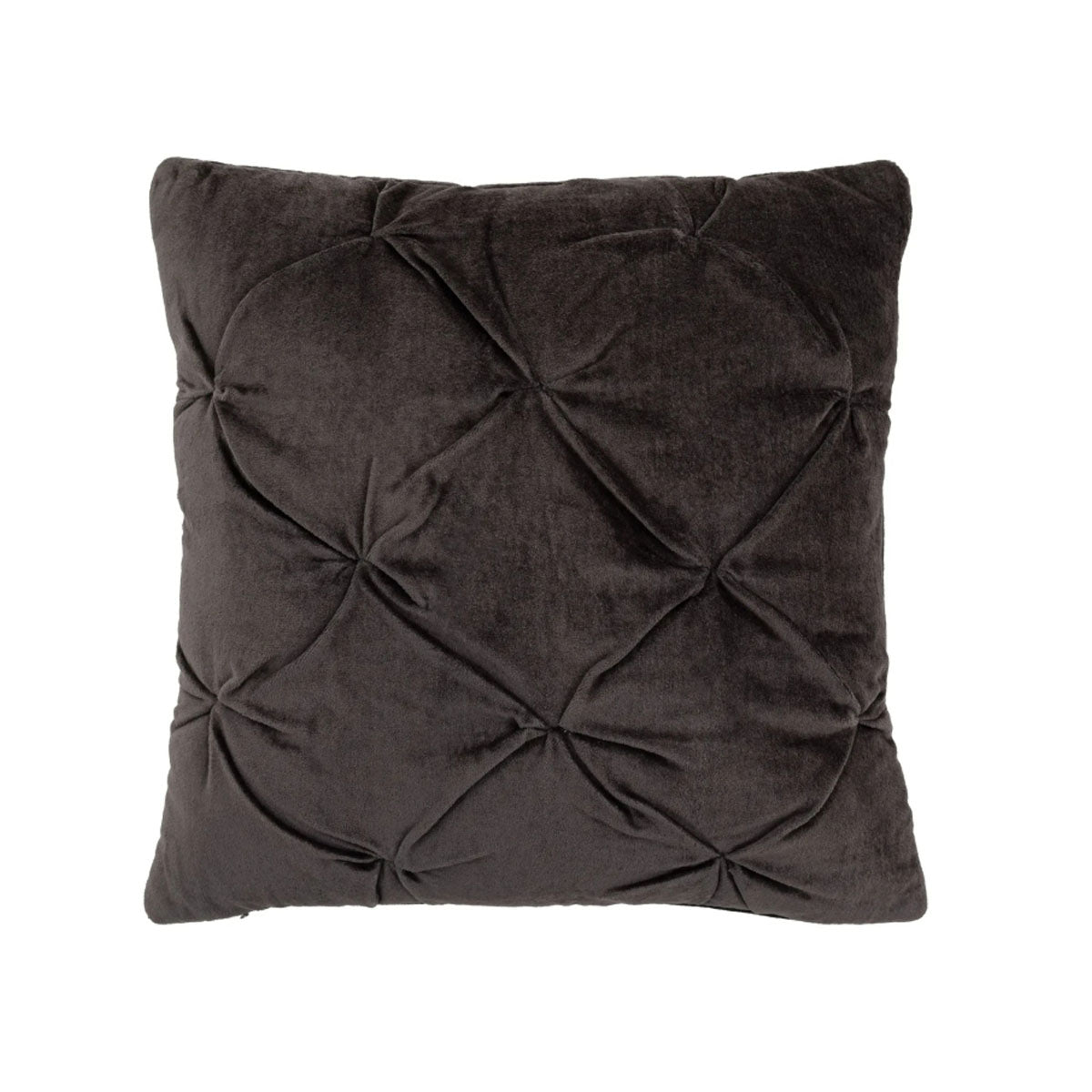 Gallery Direct Opulent Velvet Cushion Charcoal