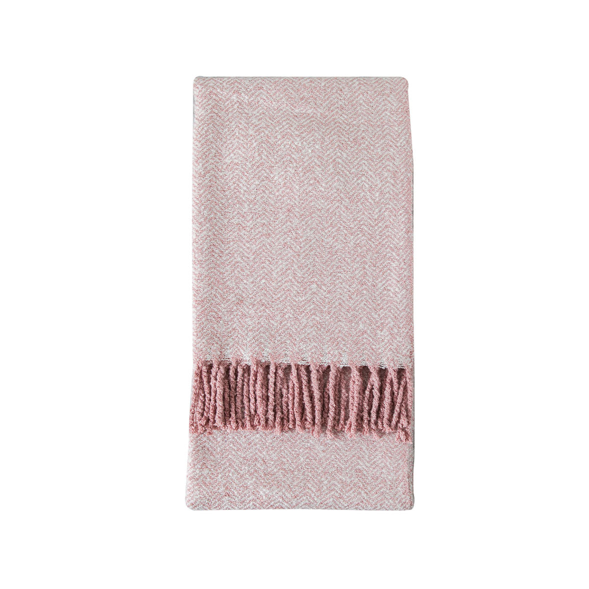 Gallery Direct Herringbone Faux Mohair Throw