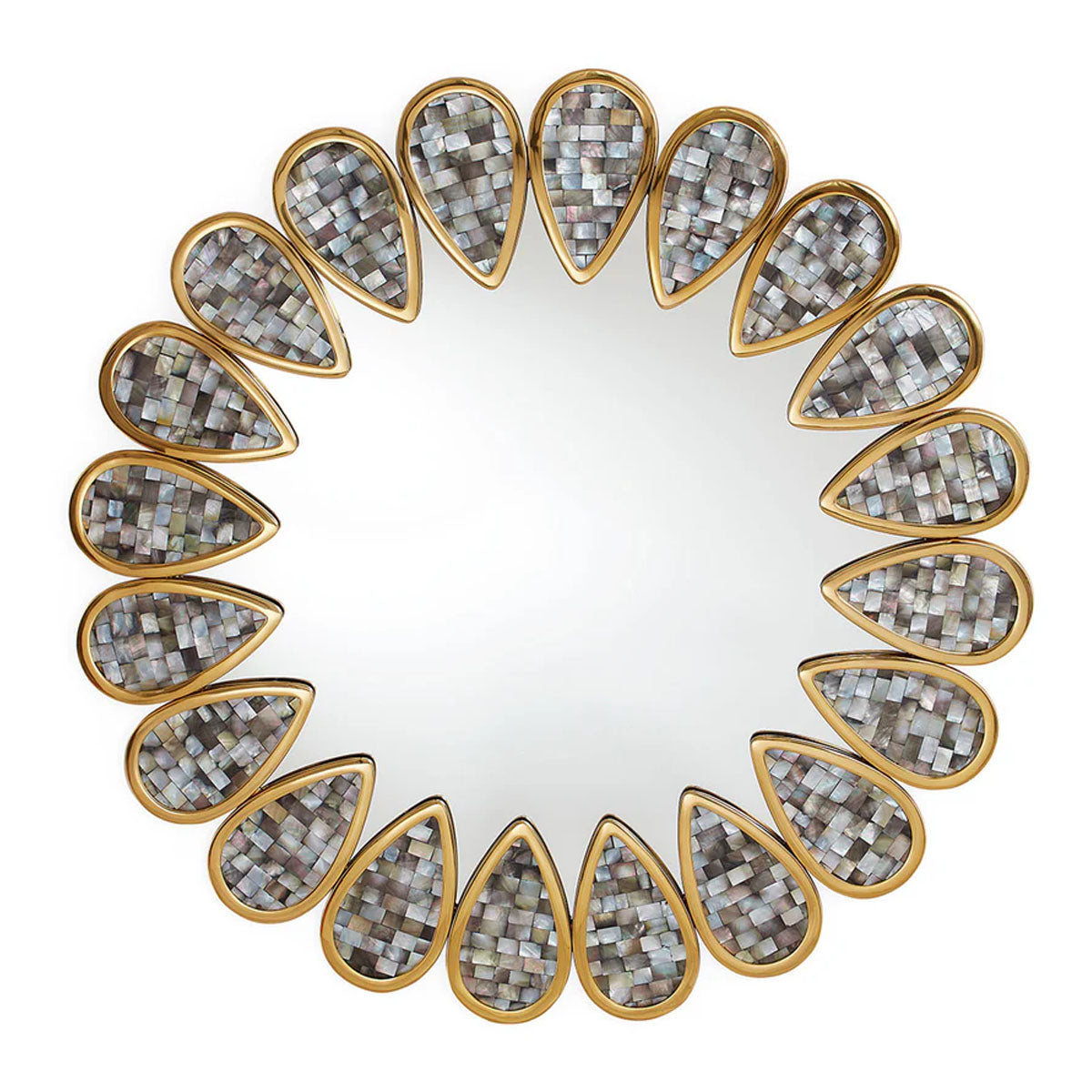 Jonathan Adler Petal Mirror - Grey