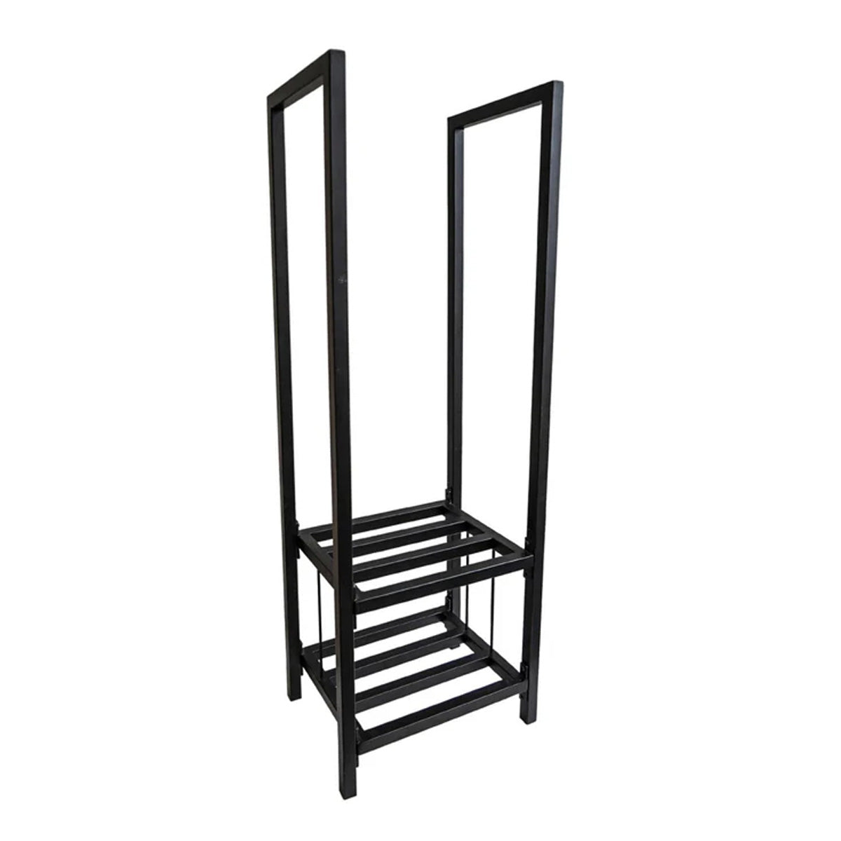 Ivyline Tall Square Shelved Log Storage