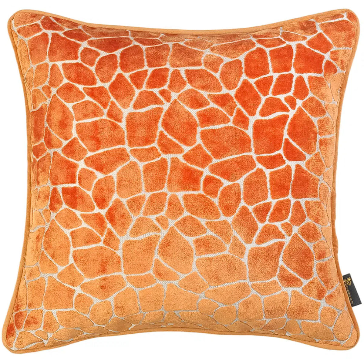 Malini Paul Moneypenny Large Necking Orange Cushion