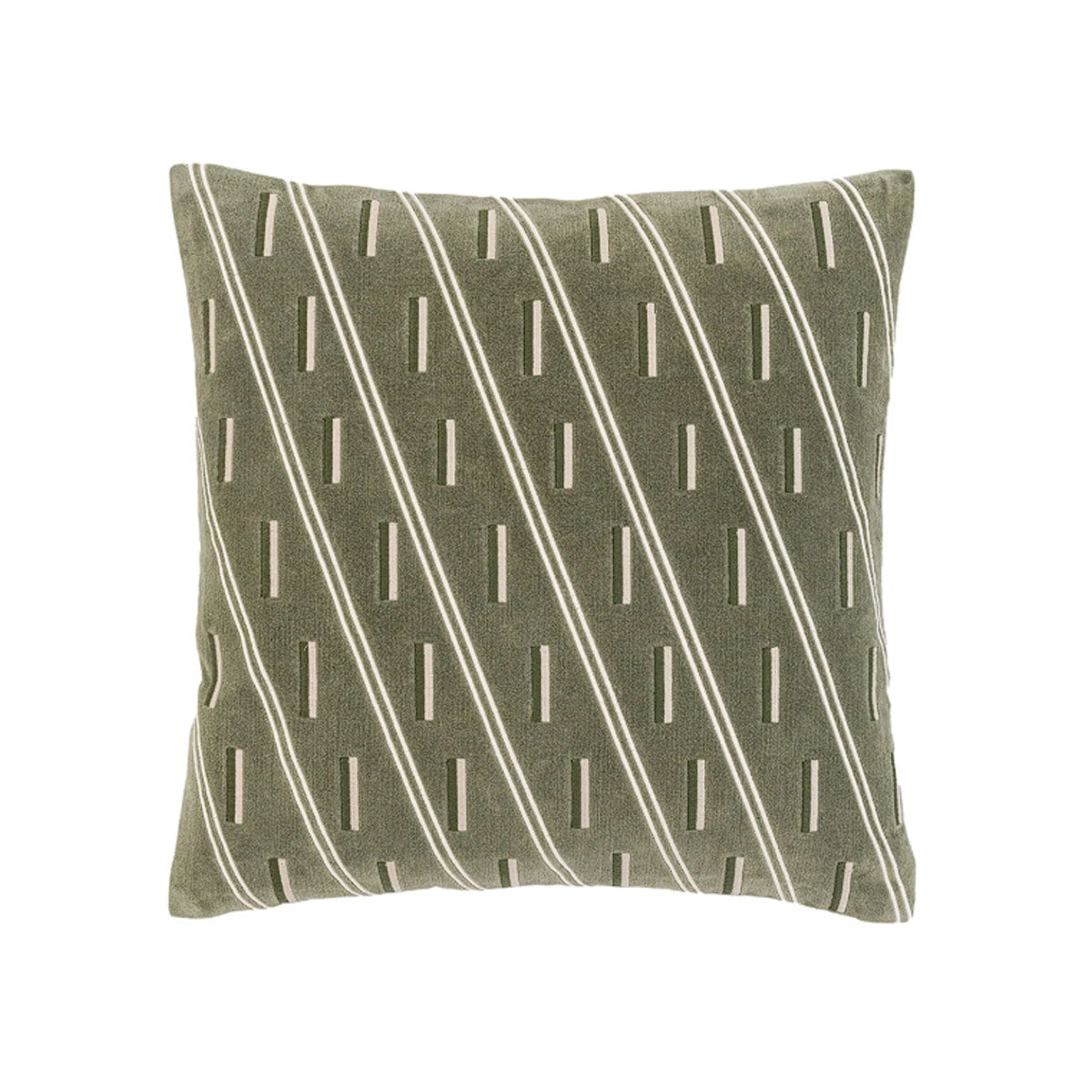 Gallery Direct Noa Velvet Cushion Olive