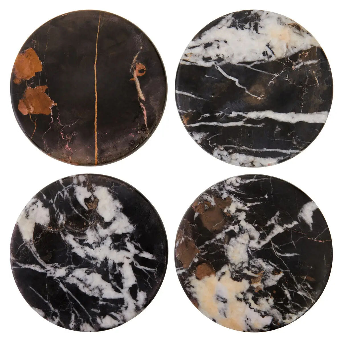 Beaumonde Home Salmo Set of 4 Marble Coasters