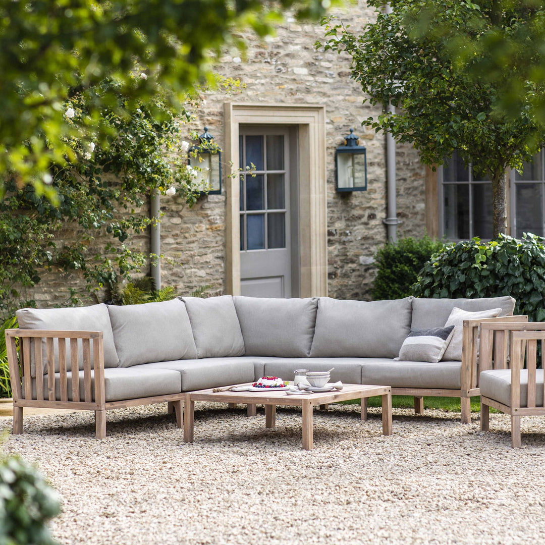 Garden Trading Porthallow Corner Sofa Set Natural