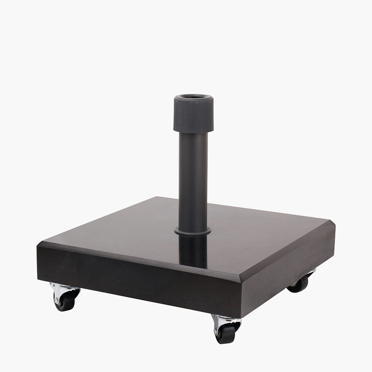 Beau&Co Rome Polished Black Granite 40KG Wheeled Parasol Base