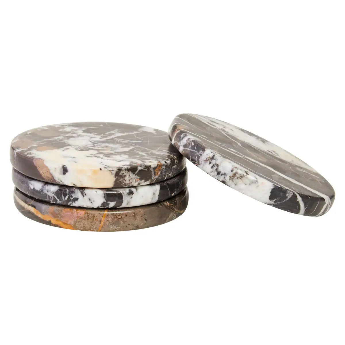 Beaumonde Home Salmo Set of 4 Marble Coasters