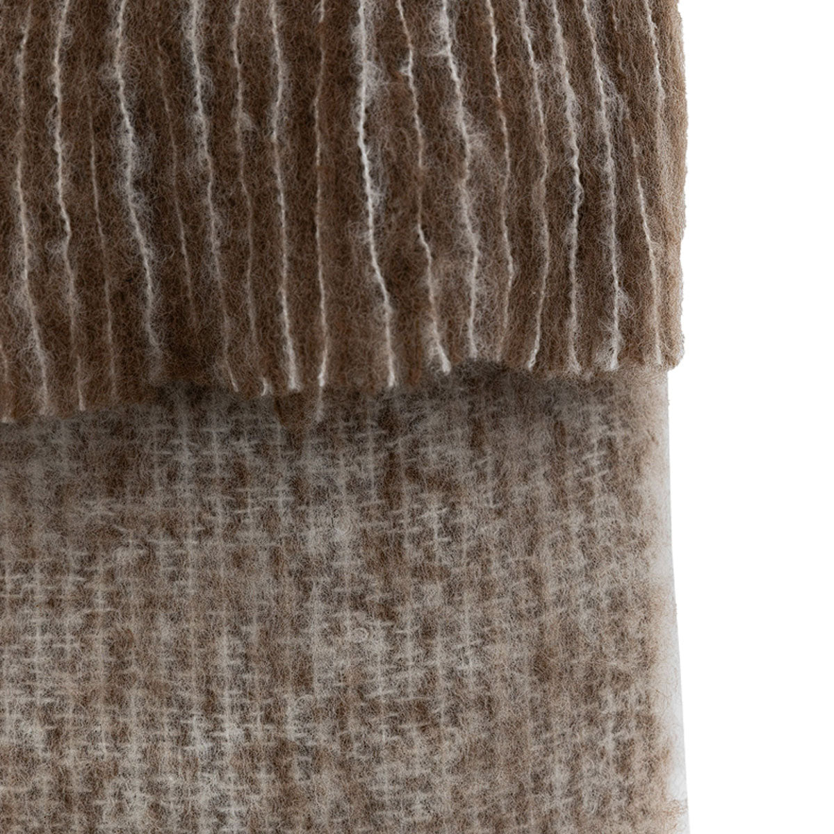 Gallery Direct Faux Mohair Fringe Throw