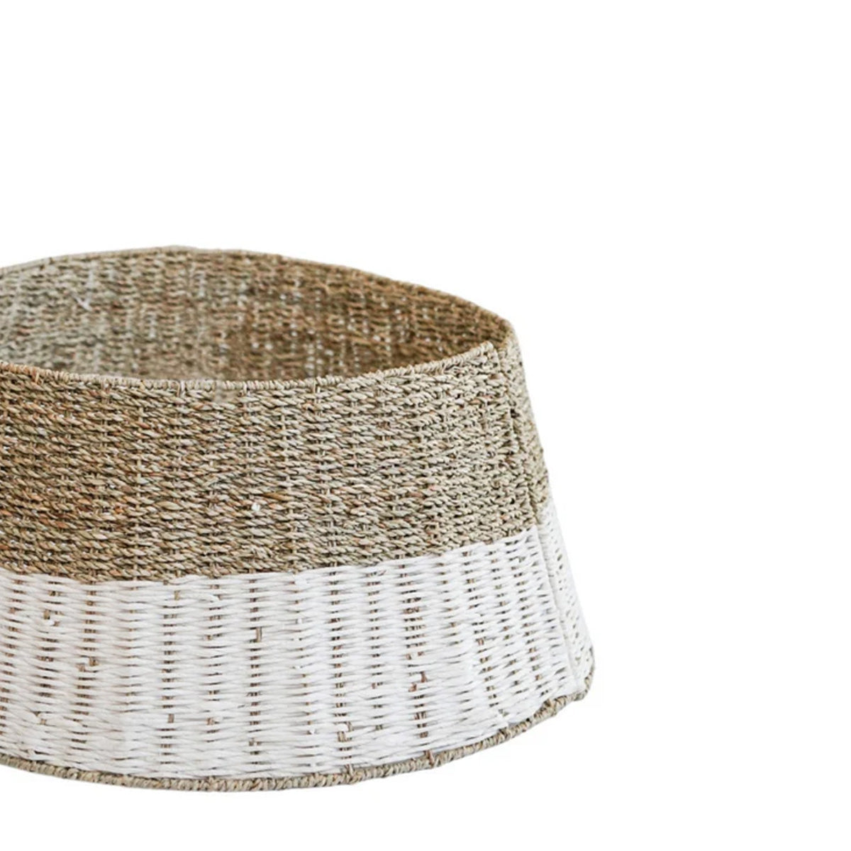 Ivyline Round Foldable White Tree Skirt
